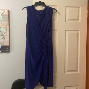 Royal blue dress, like new, so comfortable